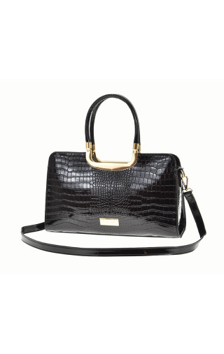 Elegancka torebka Monnari BAG1450 BlackCroco