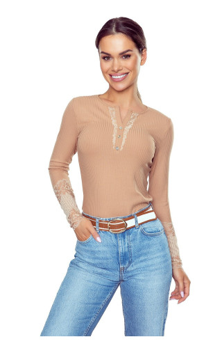 Bluzka beżowa AS32 M–L