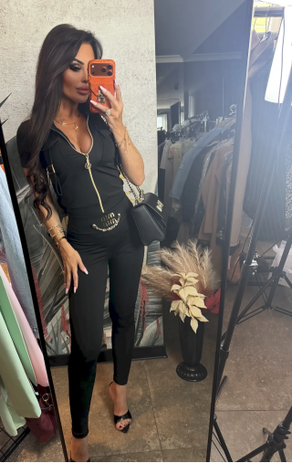Czarne legginsy MIU